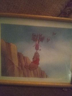 Disney Wood Framed Art Winnie The Pooh 