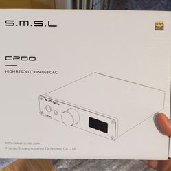 SMSL C200 DAC/Headphone Amplifier with Bluetooth and remote