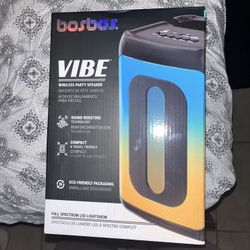 BOSBOS® Vibe Wireless Party Speaker – LED Lights