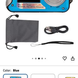 4K Underwater Camera 11FT Waterproof Camera with 32GB Card 56MP Autofocus