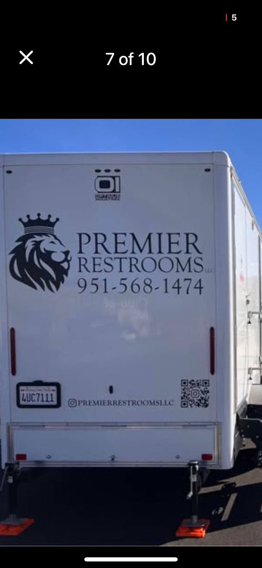 Luxury Restroom Trailer