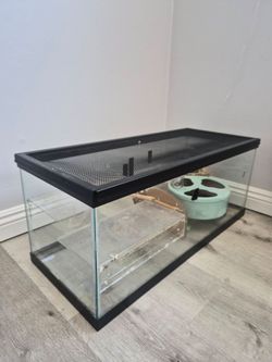 Glass Aquarium w/Pet Rodent Accessories