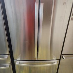 Ge 36 Inch French Door Refrigerator 27 Cu Ft Stainless Steel 