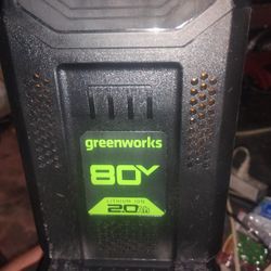 80 V Green works Lithium Ion Battery 2.0AH / 