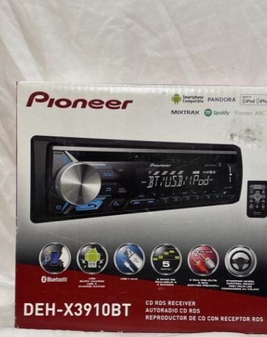 Pioneer DEH-X3910BT CD RDS Receiver with Bluetooth