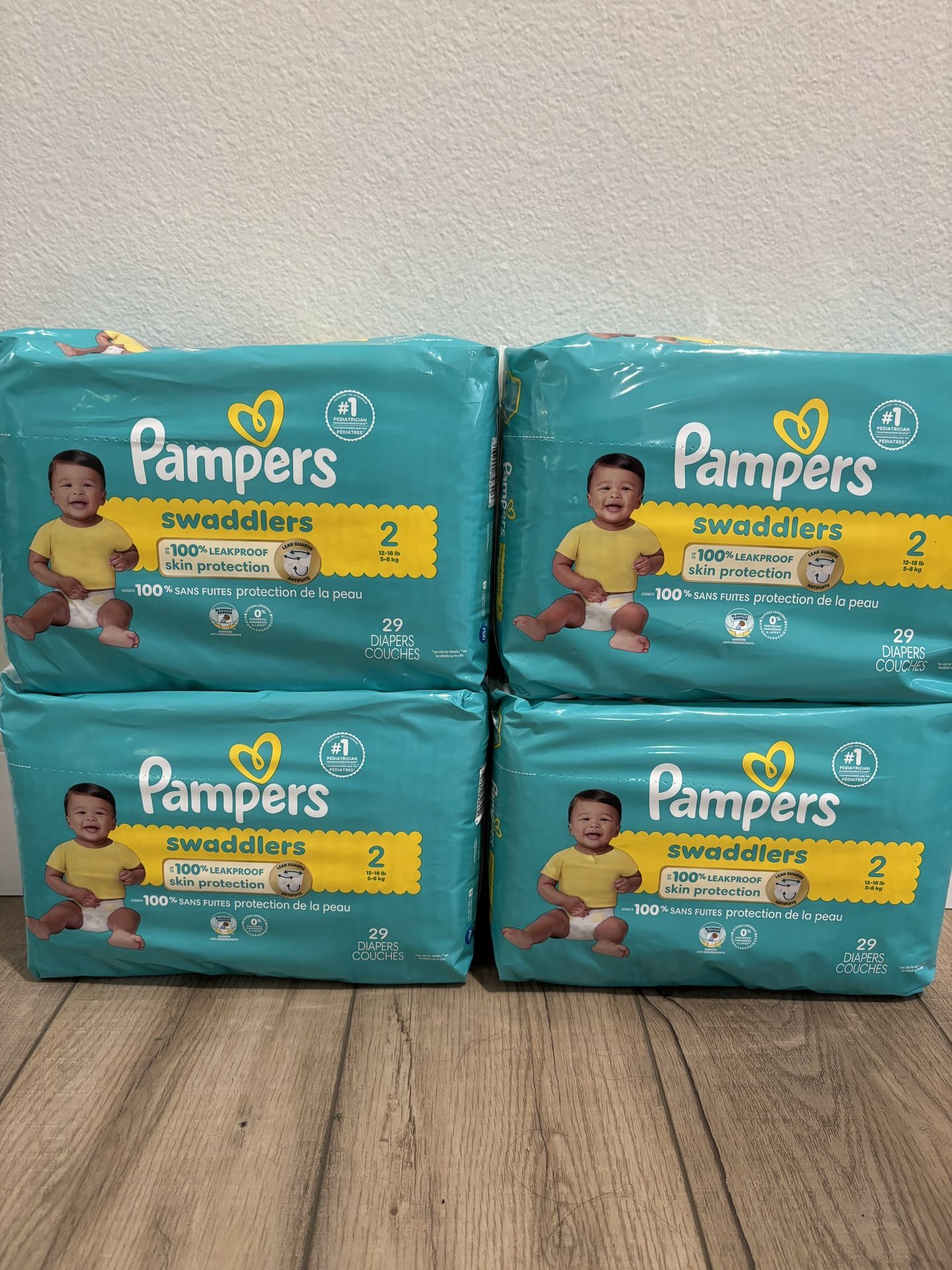 Brand New Pampers Swaddlers Size 2 $6 Each