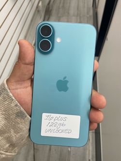 iPhone 16 plus unlocked. Cash or $50 down w approval