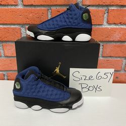Nike Air Jordan 13 Retro ‘Brave Blue’ Size 6.5y Boys 