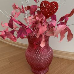 Valentine Glass Vase