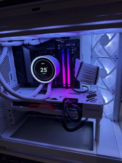 Custom Built White RGB Gaming PC