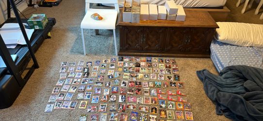 Pokemon, baseball, football, hockey, magic, Yu-gi-oh, cards