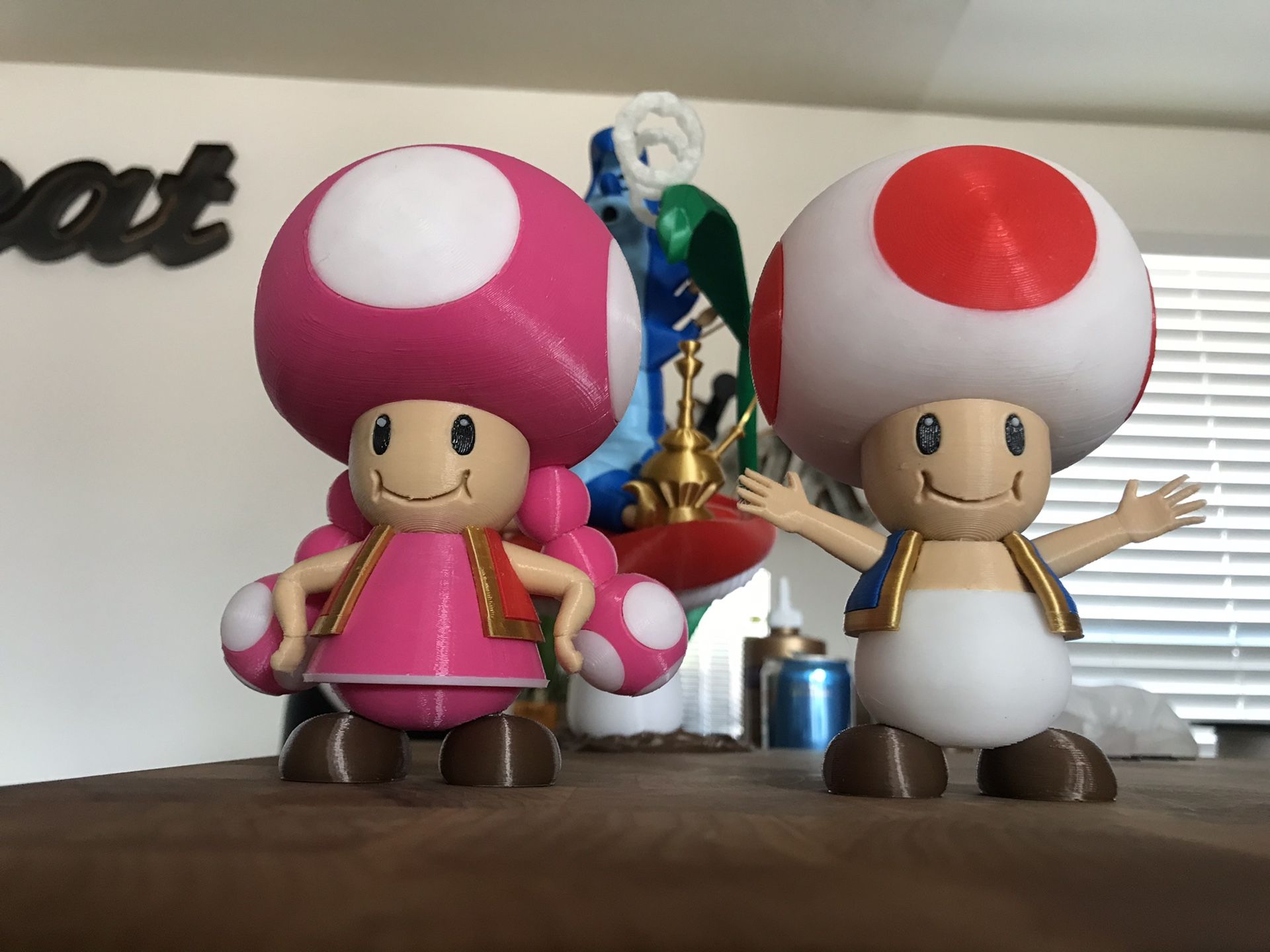 Toad and Toadette - Nintendo