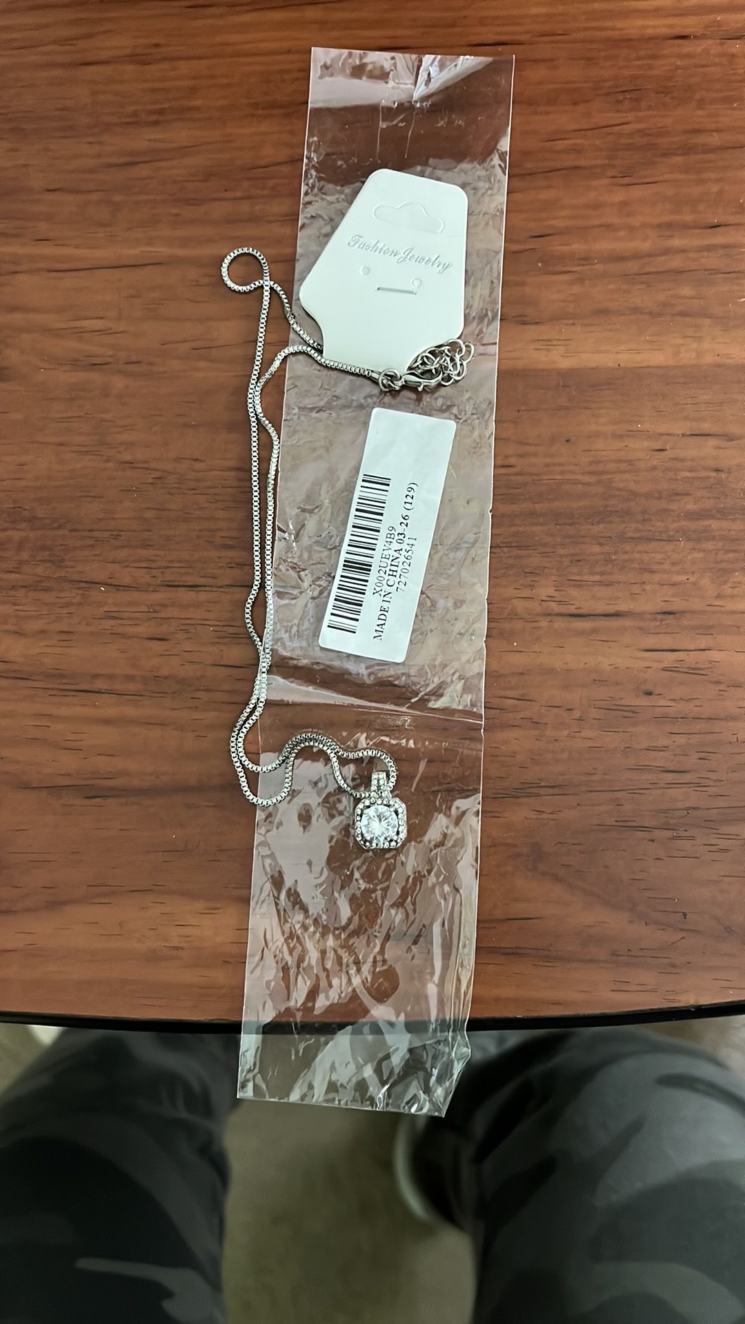 Fashion Jewelry Silver Chain Pendant