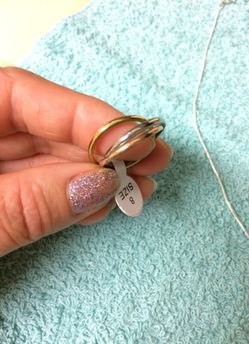 Anillo oro laminado 14k