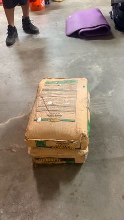 160 lbs of base coat concrete