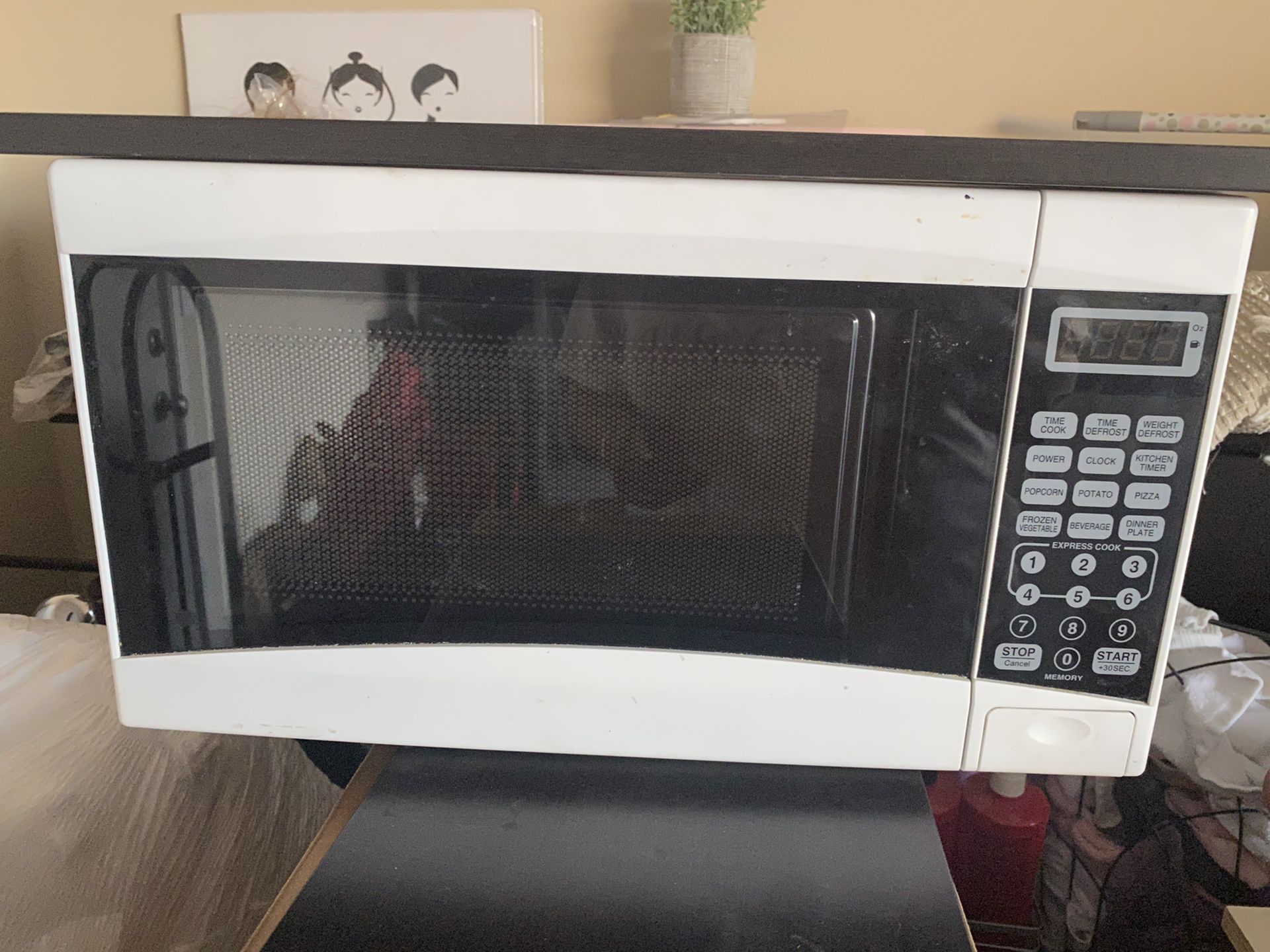 Small used microwave