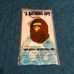 White Bape T shirt