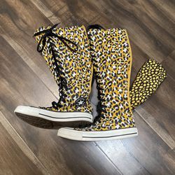 Women’s Converse Black And Yellow Zip Up 