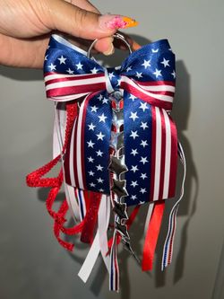 Available 4th of July boot bows