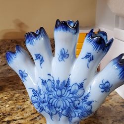 Five Finger Flower Vase Pedros Alcobaca Portugal