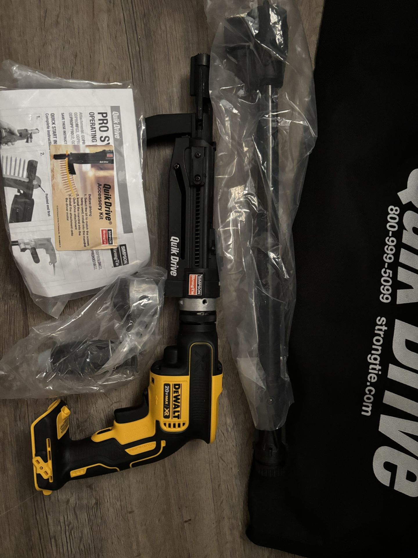 Brand New Battery Dewalt Screw Gun Strong Tie