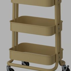 IKEA RÅSKOG
Utility cart, beige-yellow, 11x15x24 " (Brand New)