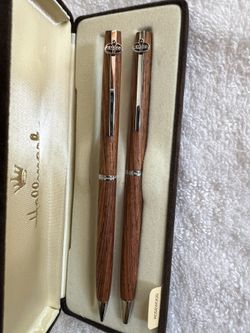 Hallmark Rosewood Pen Pencil Set • Amoco Logo. 