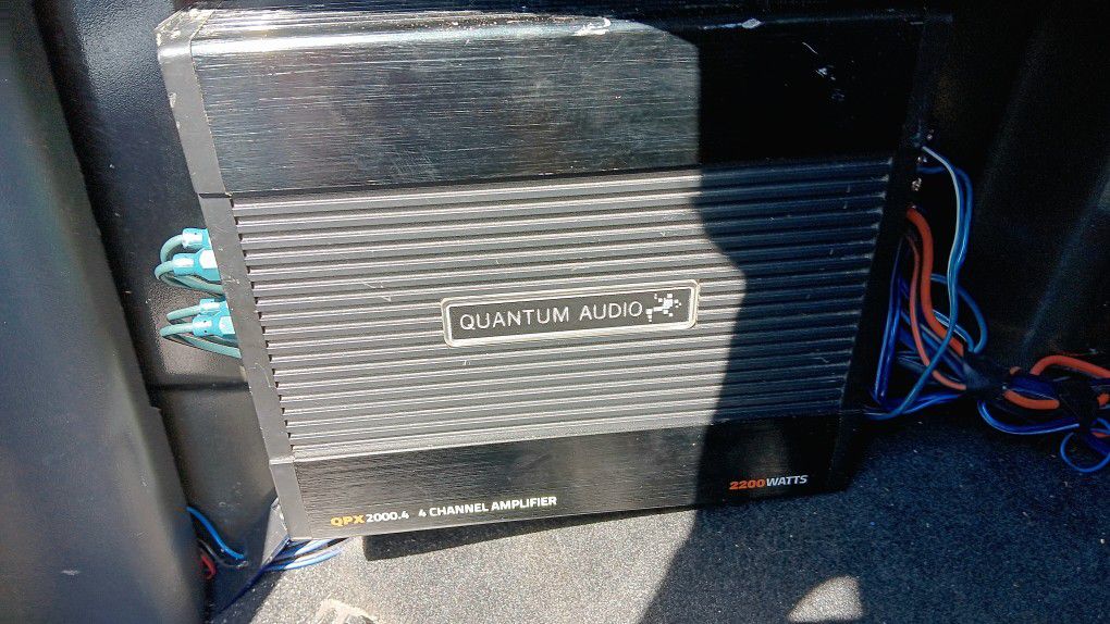 Quamtum Audio 2000x4 Car Amp 4 Channel $70