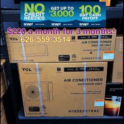 TCL 18K BTU 1.5 Ton Mini Split Air Conditioner 17 Seer Brand New Sealed