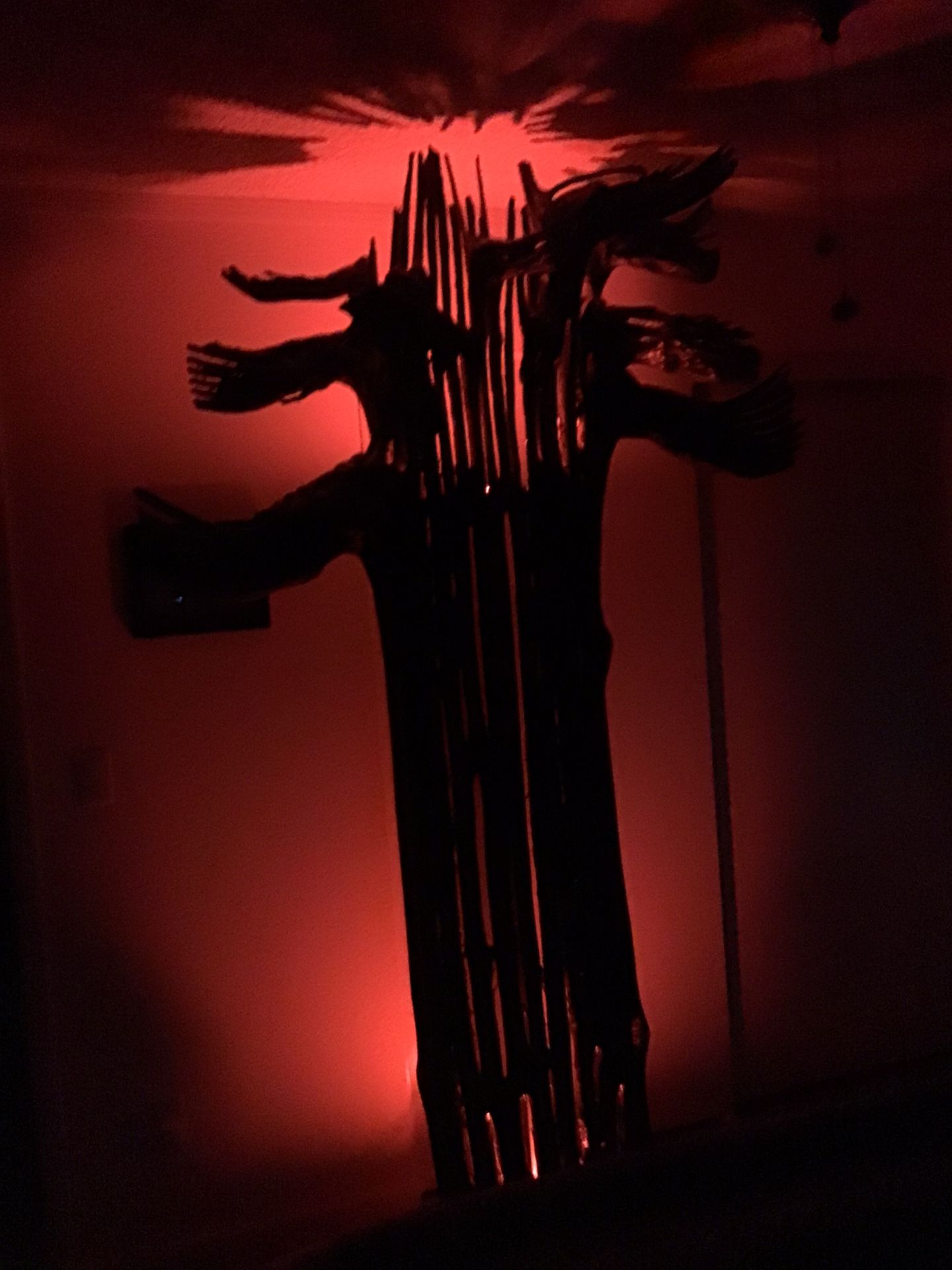 ONE OF A KIND CACTUS SKELETON FLOOR LAMP!!