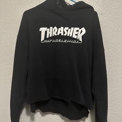 Thrasher Hoodie Cropped 