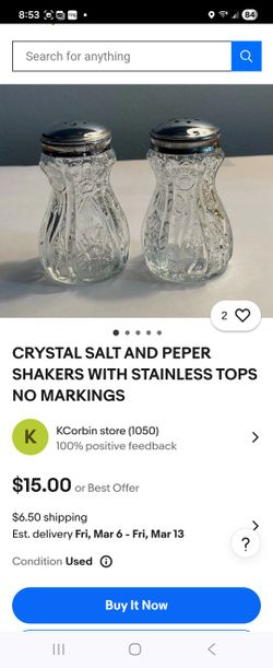 Vintage Salt And Pepper Shaker