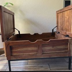 Solid Wood Coffee Table With Storage