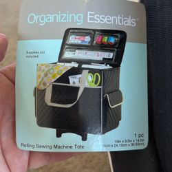 Rolling Sewing Machine Tote