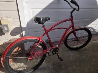 Trek Red Beach Cruiser Bike Bicycle