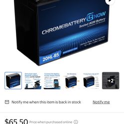 Battery Chrome battery 