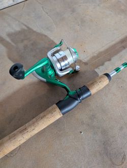 Shakespeare Catch More Fish Trout West Spinning Combo fishing rod and reel.