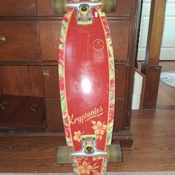 Kryptonics Skateboard "Hawiian Blood Red" 90$