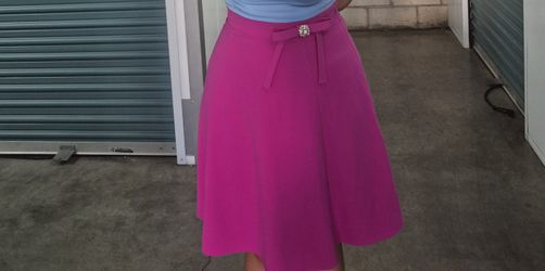 Hot Pink Skirt 