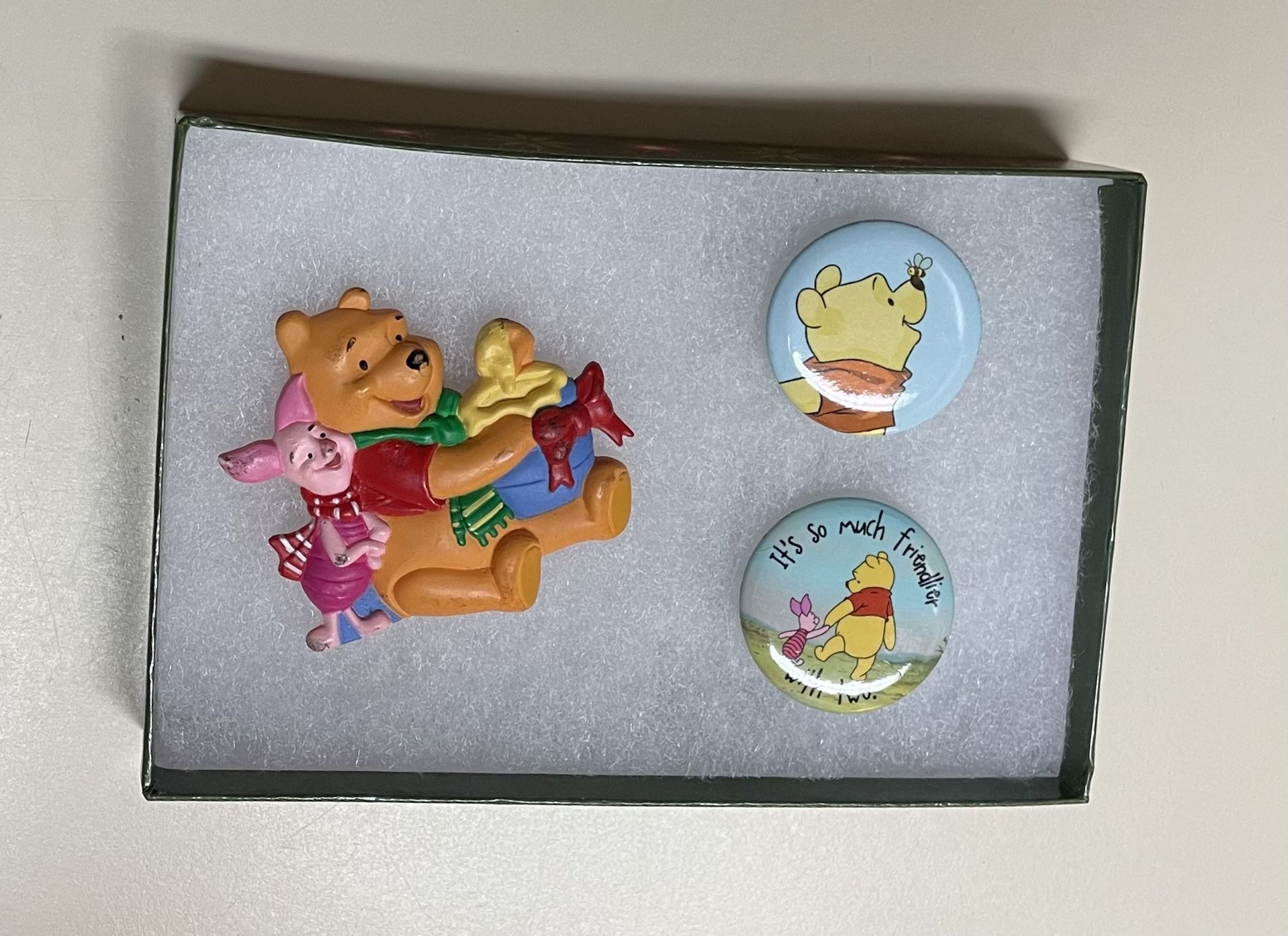 **VINTAGE** Disney’s Winnie the Pooh - Pin Back Pins - circa 1970s