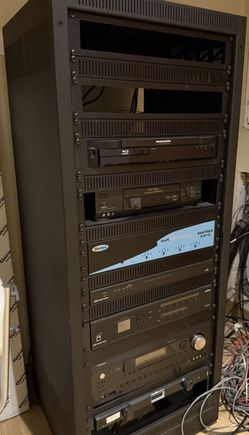 Audio/Video Rack And Equipment