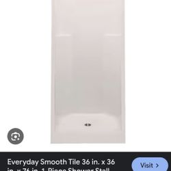 One Piece shower Stahl Off White 