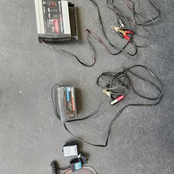 car battery charger

#1
12, 6V changeable
#2
12, 6V changeable
#3
13.2V DC output

3 for $30