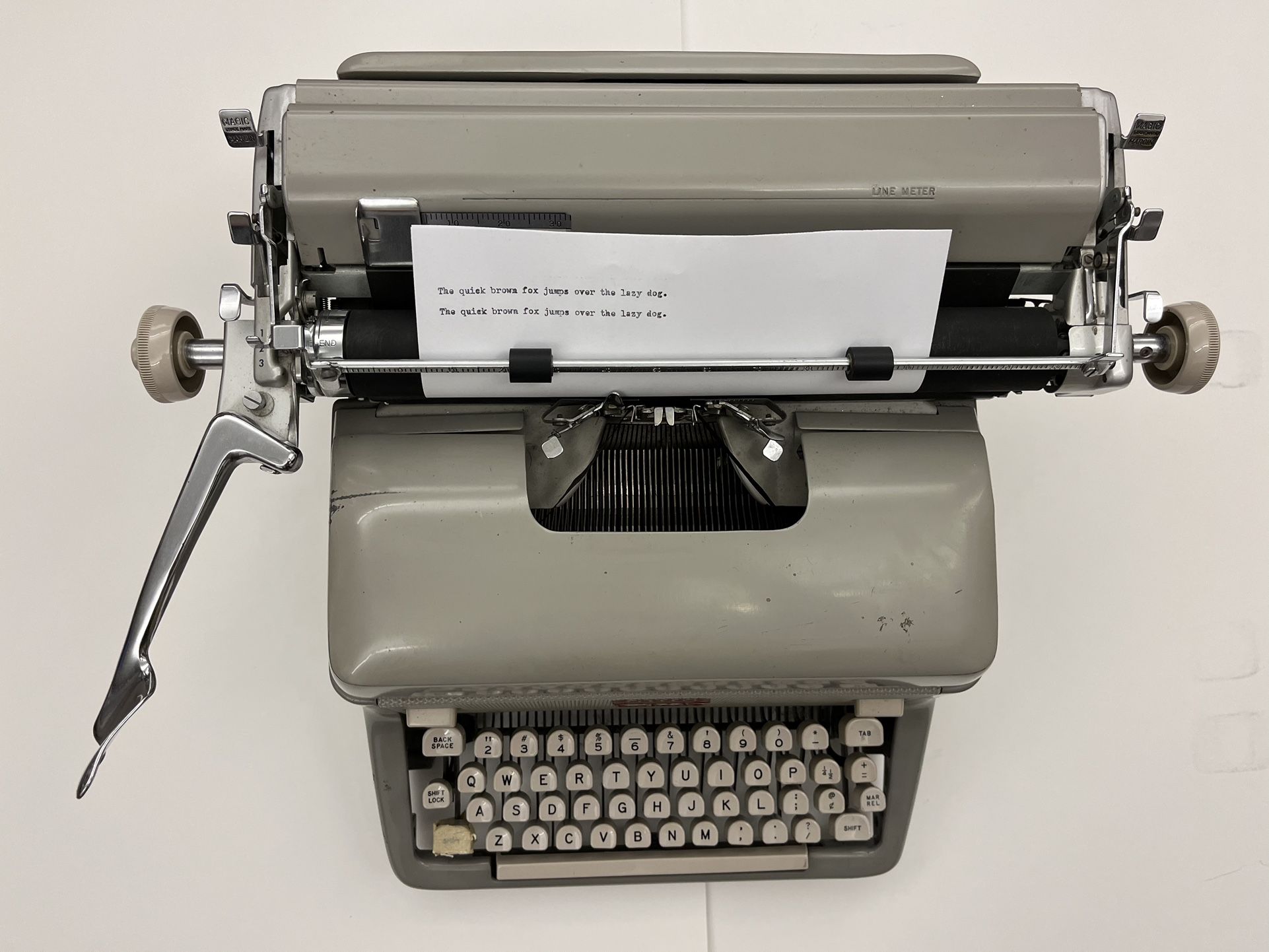 Cream Colored Royal FP Typewriter