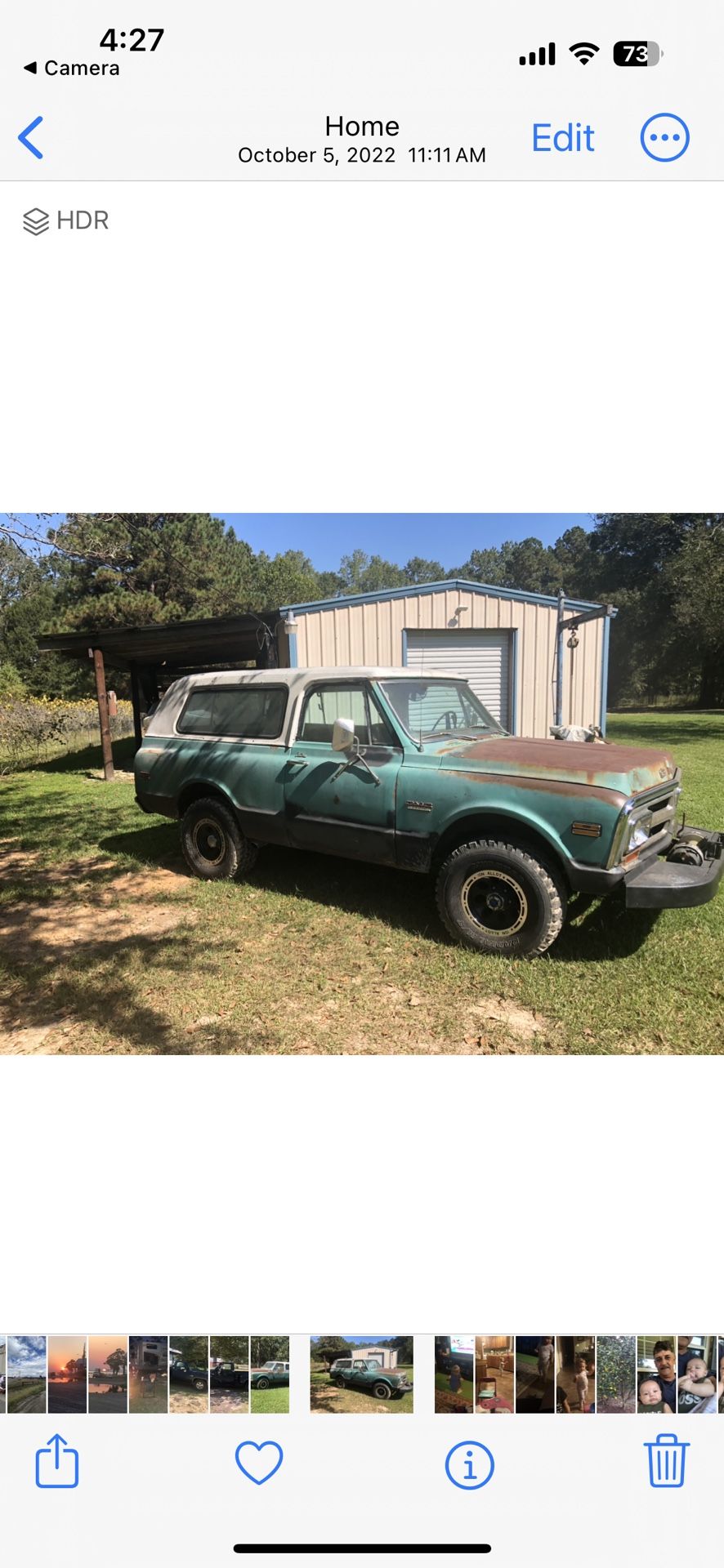 72 GMC 4x4  