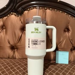 Stanley Quencher H2.0  Tumbler 40 oz. Divine Green (Limited Edition & Brand New)