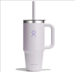Hydro Flask 24oz Travel Tumbler – Black / Cloud Pink – New