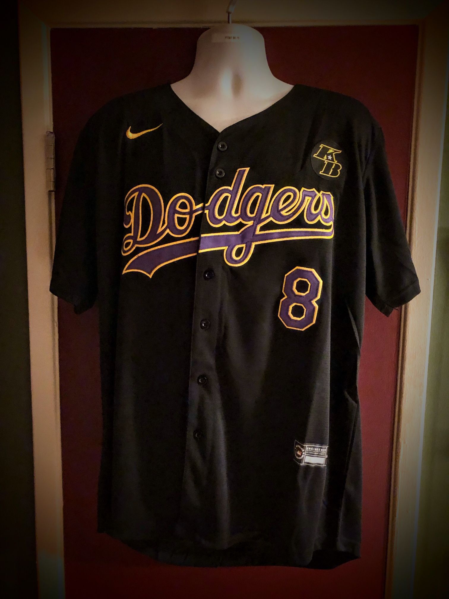 Los Angeles Dodgers  #8/24 Kobe Bryant MLB Baseball Jersey