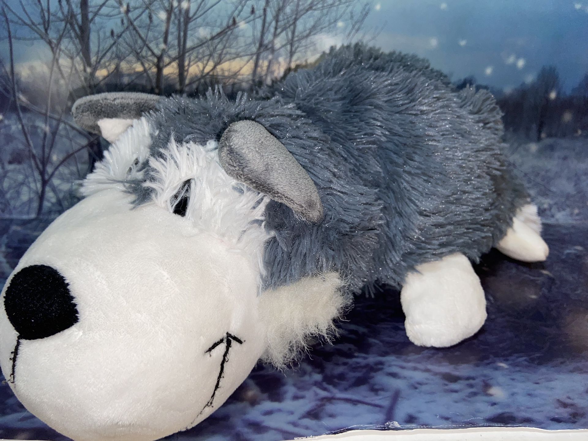 Flip A Zoo Asher Husky Poppi Polar Bear 16” plush toy