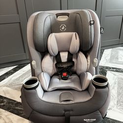 Maxi-COSI Pria Max 3-in-1 Convertible Car Seat, Infant to Toddler Car Seat, ClipQuick Magnetic Chest Clip, Quick-Install Latch, Machine-Washable Cover